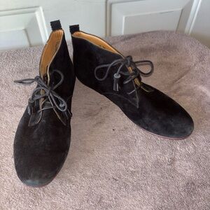 Ulla Johnson black suede ankle boots size 6